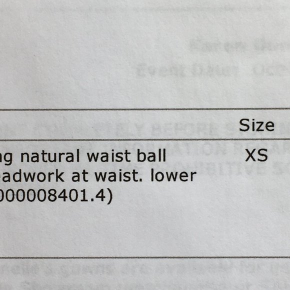 A-line wedding dress with English netting and beaded waist - Picture 14 of 15